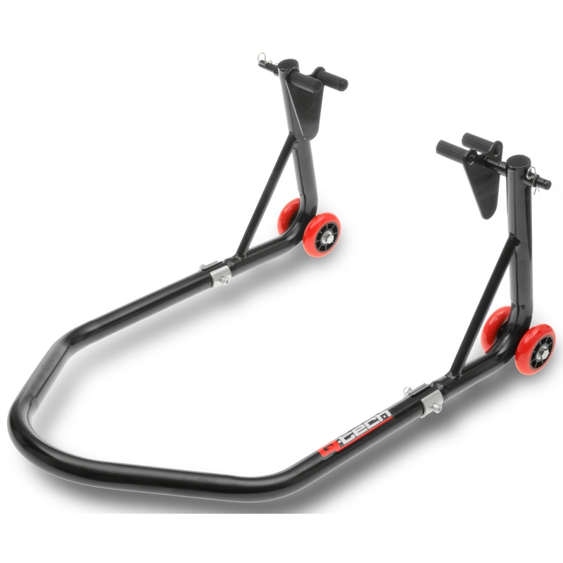 Stojak motocyklowy przedni/tylny Q-TECH czarny
