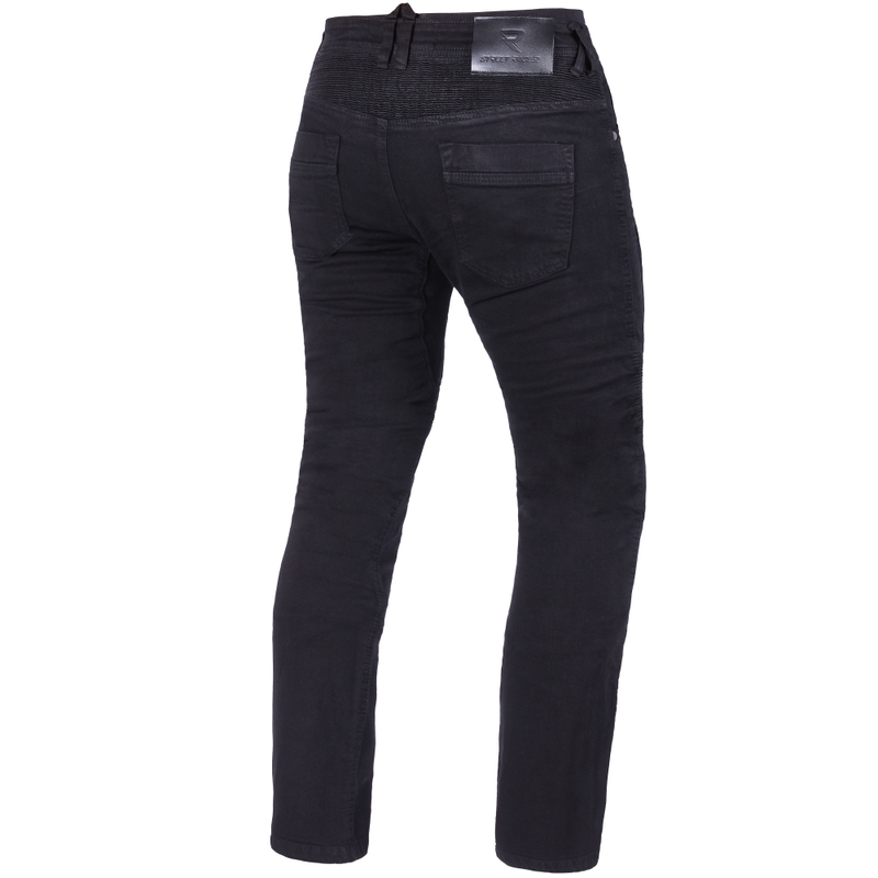 Jeansy motocyklowe Street Racer Stretch II CE w kolorze czarnym