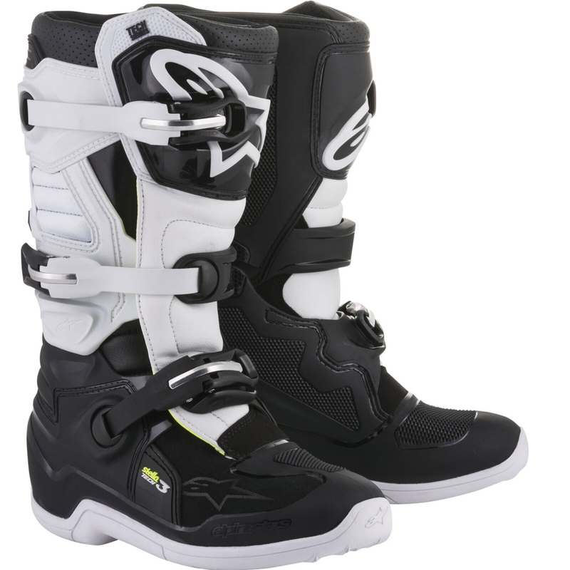 Buty motocrossowe damskie Alpinestars Stella Tech 3 w kolorze czarno-białym
