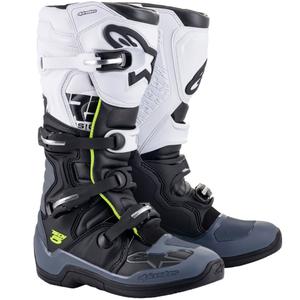 Buty motocyklowe Alpinestars TECH 5 czarno-szaro-biało-fluo-żółte