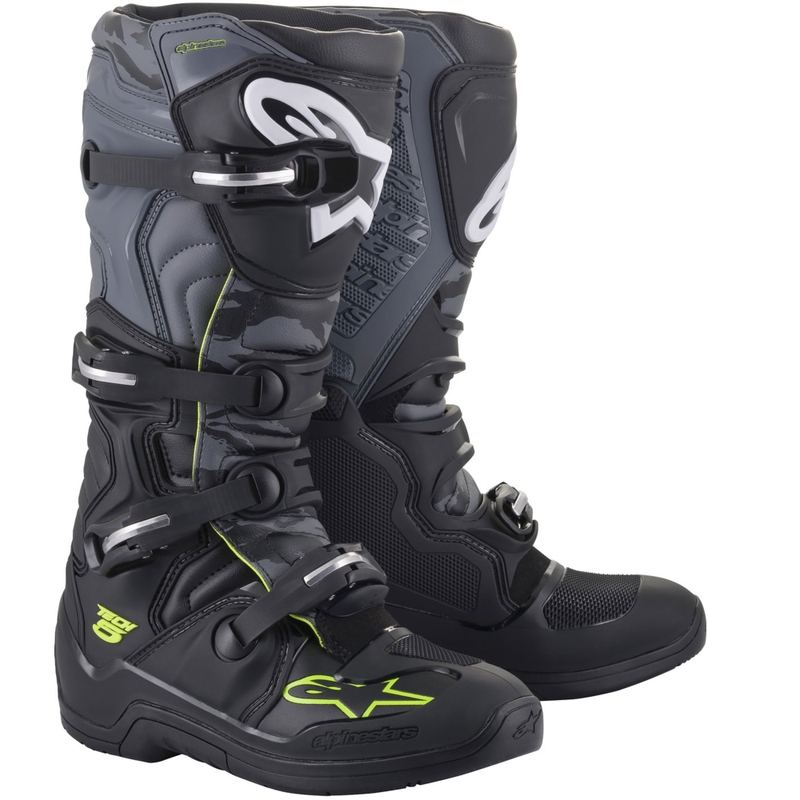 Buty motocyklowe Alpinestars TECH 5 czarno-szaro-fluo-żółte