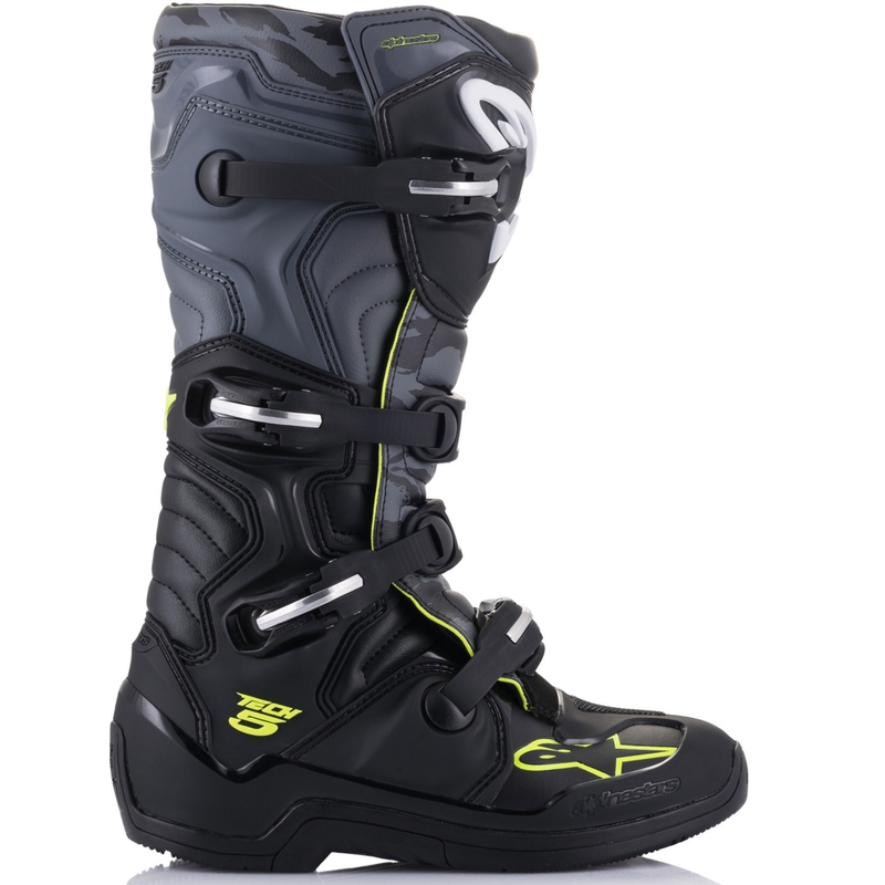 Buty motocyklowe Alpinestars TECH 5 czarno-szaro-fluo-żółte