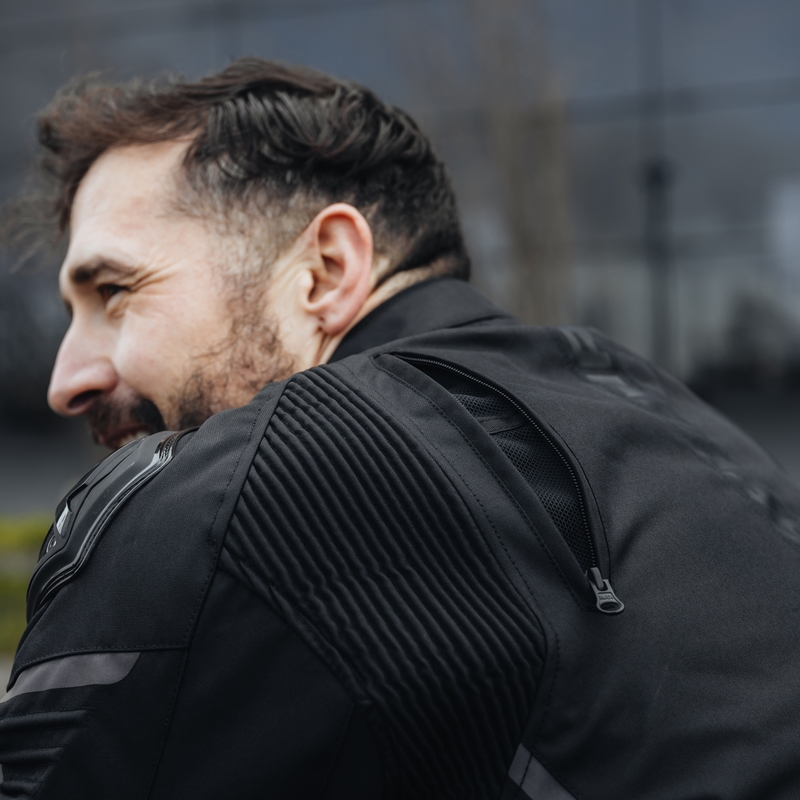 Kurtka motocyklowa Rebelhorn Vandal czarna