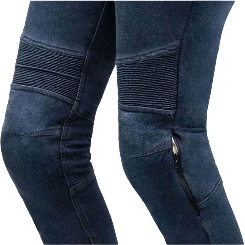 Damskie jeansy Street Racer Spike II Slim fit CE w kolorze niebieskim