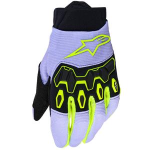 Rękawice motocrossowe Alpinestars Full Bore V2 Youth/Kids w kolorze fioletowo-fluo-żółtym