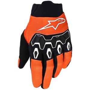 Rękawice motocrossowe Alpinestars Full Bore V2 Youth/Kids w kolorze pomarańczowo-biało-czarno-niebieskim