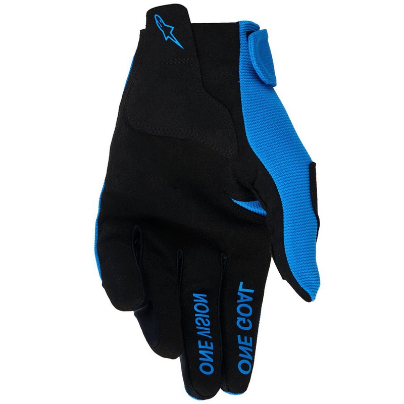 Rękawiczki motocrossowe dla dzieci Alpinestars Radar Youth w kolorze niebiesko-białym