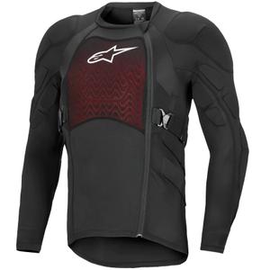 Ochraniacz ciała Alpinestars Bionic Plasma LT z długim rękawem, czarno-czerwono-biały