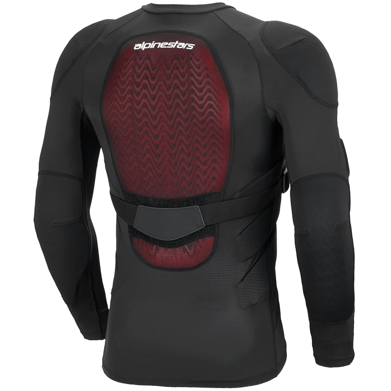 Ochraniacz ciała Alpinestars Bionic Plasma LT z długim rękawem, czarno-czerwono-biały