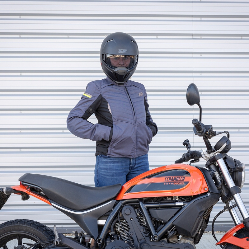 Kurtka motocyklowa damska OXFORD VALENCIA 2D 3.0 czarno-szara