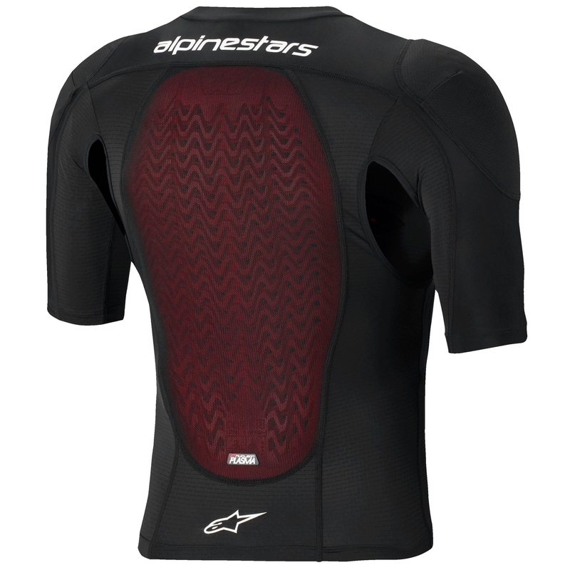 Ochraniacz ciała Alpinestars Bionic Plasma LT z krótkim rękawem, czarno-czerwono-biały