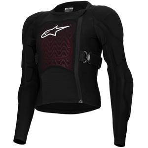 Ochraniacz ciała Alpinestars Bionic Plasma LT Youth z długim rękawem, czarno-czerwono-biały