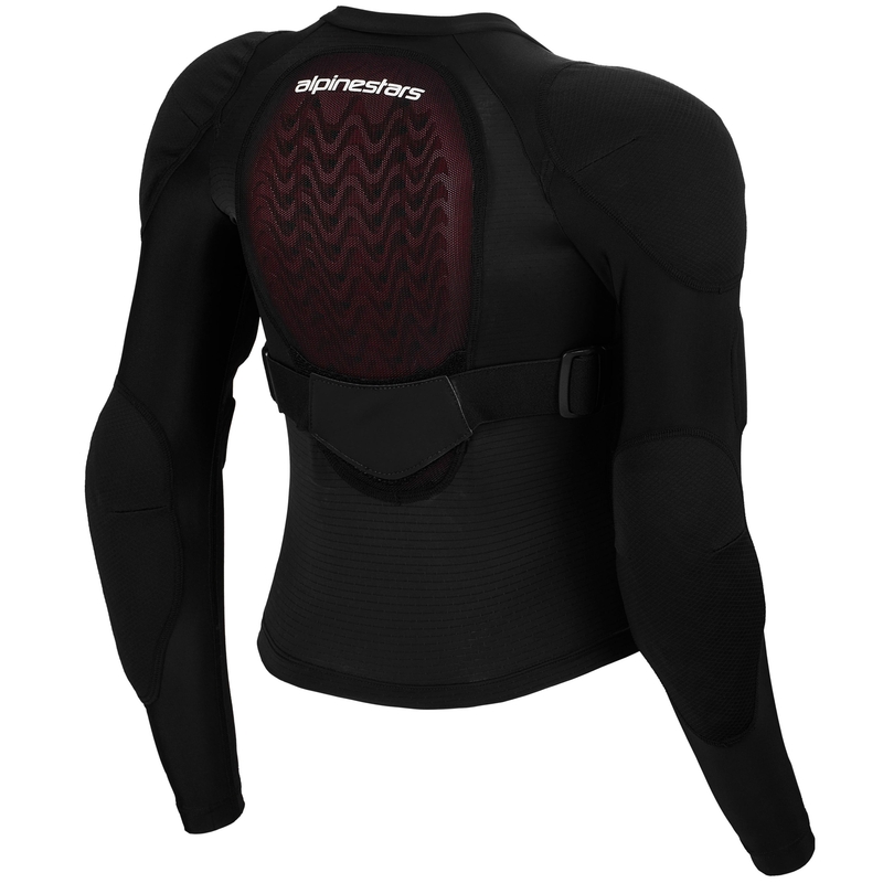 Ochraniacz ciała Alpinestars Bionic Plasma LT Youth z długim rękawem, czarno-czerwono-biały