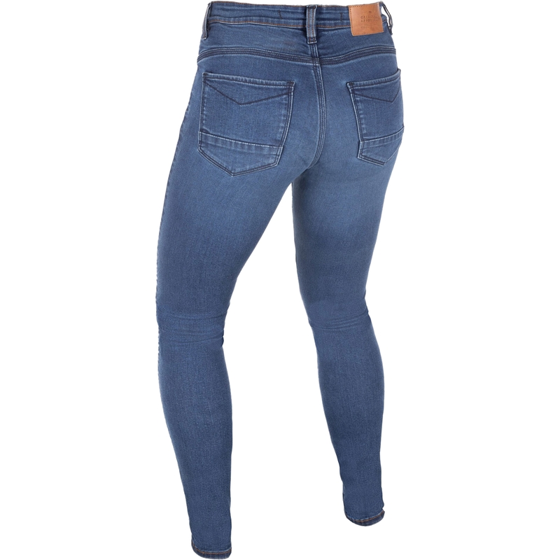 Jeansy motocyklowe damskie OXFORD SOFIA AA Slim jasnoniebieskie