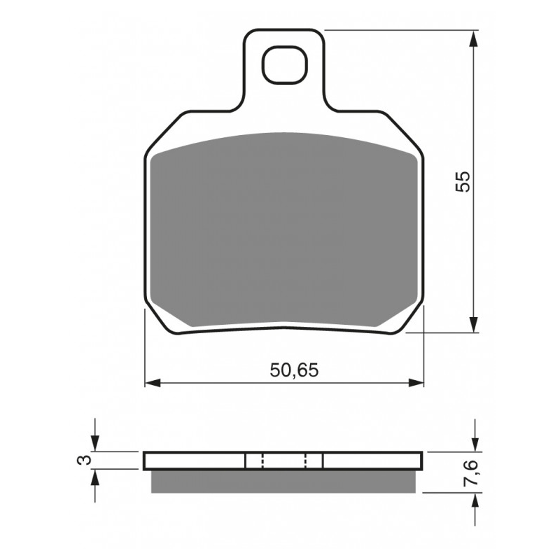 Brake pads GOLDFREN S33 STREET REAR