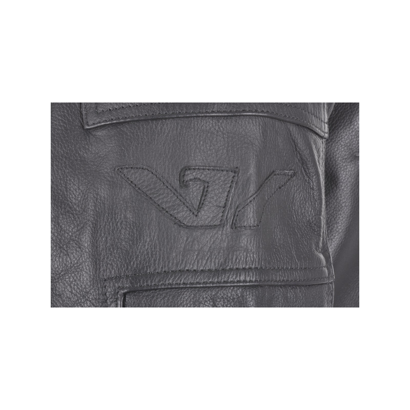 Kurtka motocyklowa Ayrton Classic Leather czarna