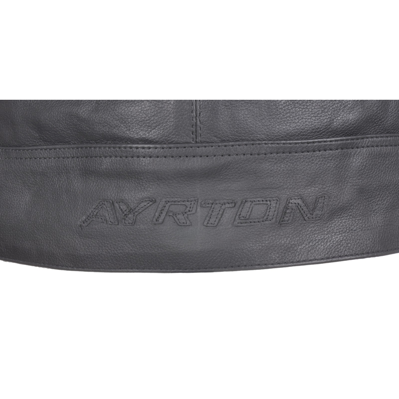 Kurtka motocyklowa Ayrton Classic Leather czarna