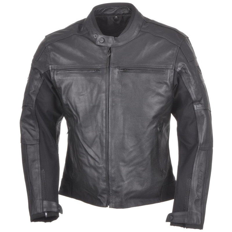 Kurtka motocyklowa Ayrton Classic Leather czarna