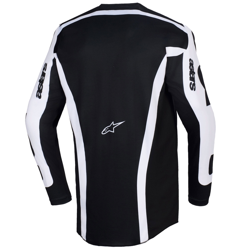 Koszulka motocrossowa Alpinestars Racer Riway biało-czarna