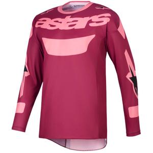 Koszulka motocrossowa Alpinestars Racer Riway ciemnoczerwono-koralowa