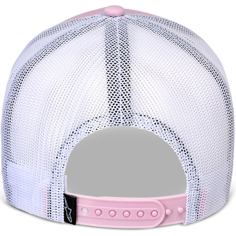 Czapka z daszkiem Alpinestars Flag Snap Hat różowo-biała
