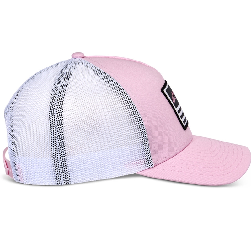 Czapka z daszkiem Alpinestars Flag Snap Hat różowo-biała