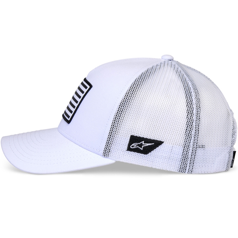 Czapka z daszkiem Alpinestars Flag Snap Hat biało-biała