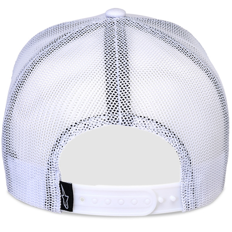 Czapka z daszkiem Alpinestars Flag Snap Hat biało-biała