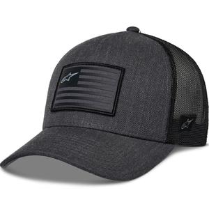 Czapka z daszkiem Alpinestars Flag Snap Hat szaro-czarna