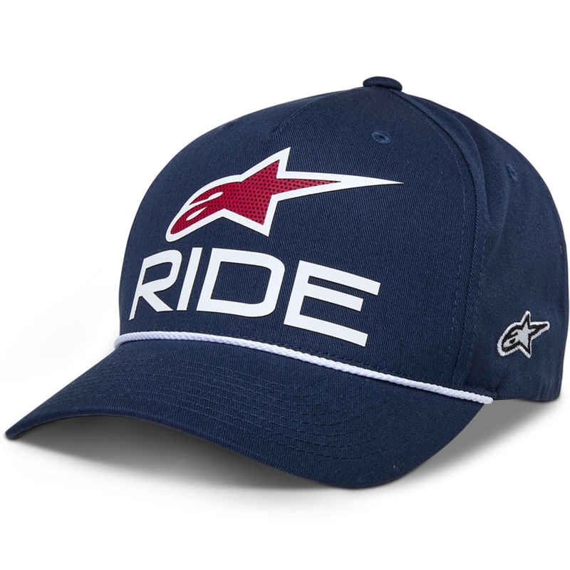 Czapka typu snapback Alpinestars Ride Comp niebiesko-biało-czerwona