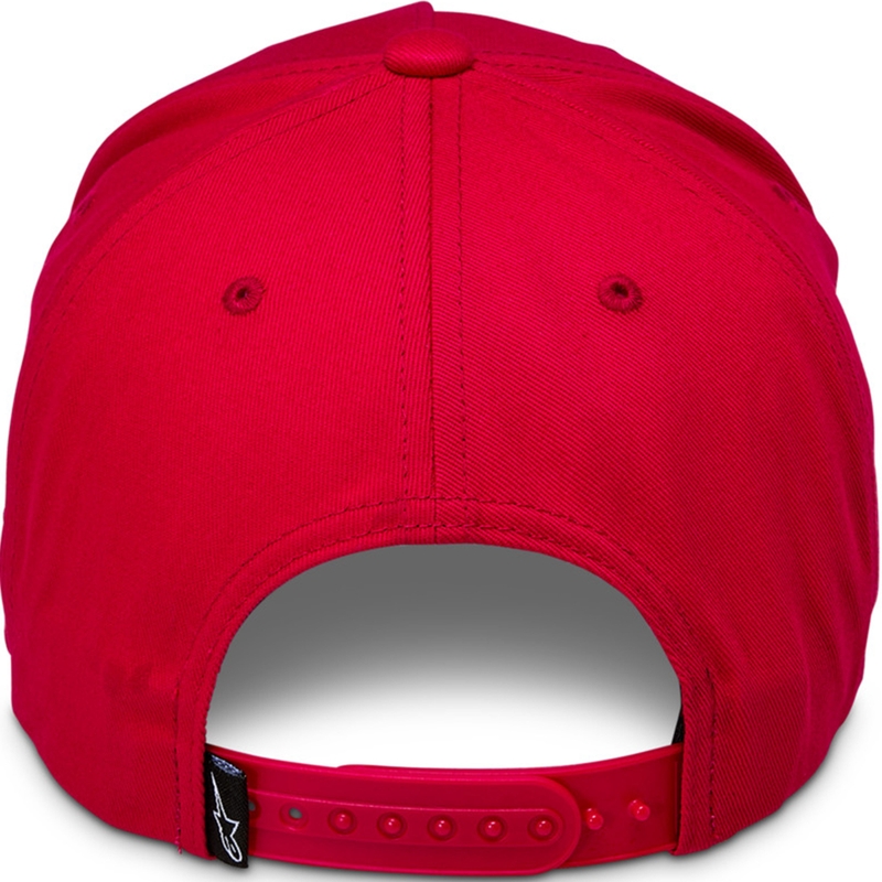 Czapka typu snapback Alpinestars Ride Comp w kolorze czerwono-biało-czarnym
