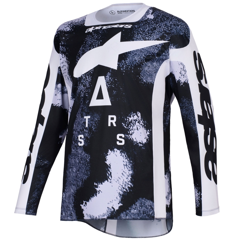 Koszulka motocrossowa Alpinestars Racer Lahnd w kolorze szaro-kamuflażowym