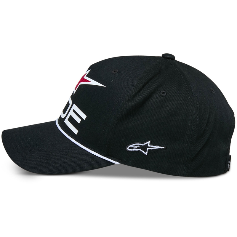 Czapka typu snapback Alpinestars Ride Comp czarno-biało-czerwona