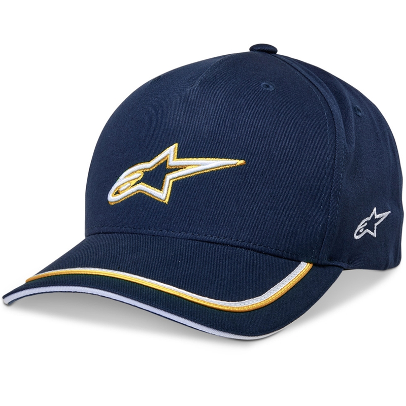 Czapka Alpinestars Ascencion Snapback niebiesko-złota