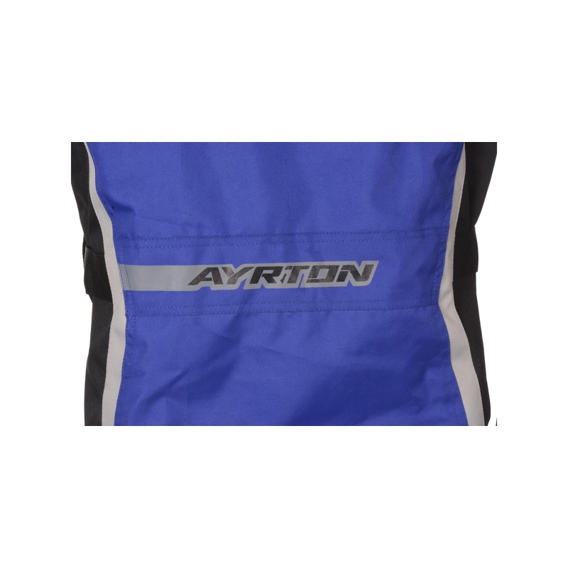 Kurtka motocyklowa Ayrton Tonny czarno-szaro-niebieska