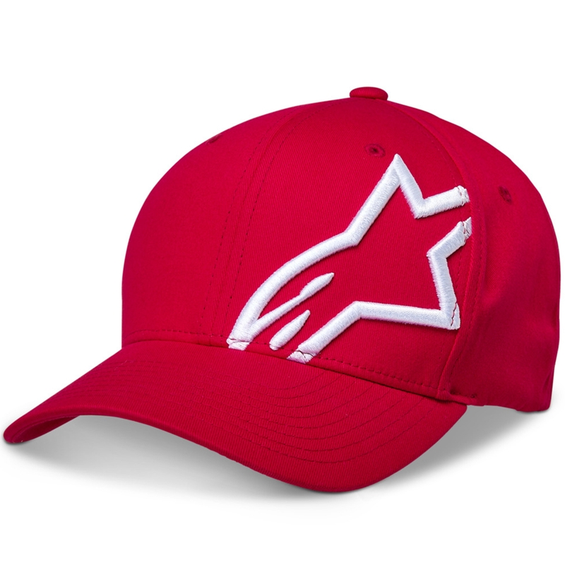 Czapka Alpinestars Corp Shift 2 czerwono-biała
