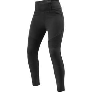 Legginsy damskie na motocykl Revit Ellison SK czarne skrócone