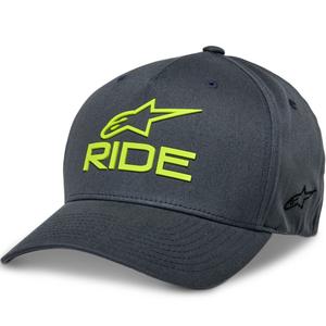 Czapka Alpinestars Ride Sonic szaro-fluo-żółta