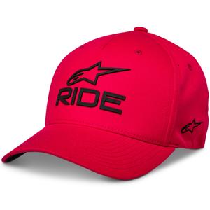 Czapka Alpinestars Ride Sonic czerwono-czarna