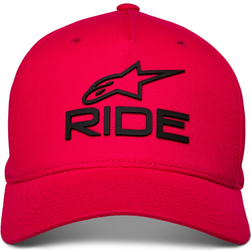 Czapka Alpinestars Ride Sonic czerwono-czarna