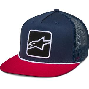 Czapka kontrolna Alpinestars niebiesko-niebiesko-czerwona