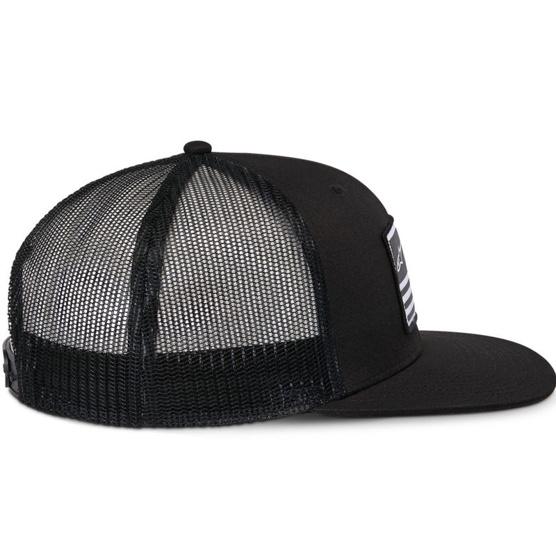 Czapka z flagą Alpinestars czarno-czarna