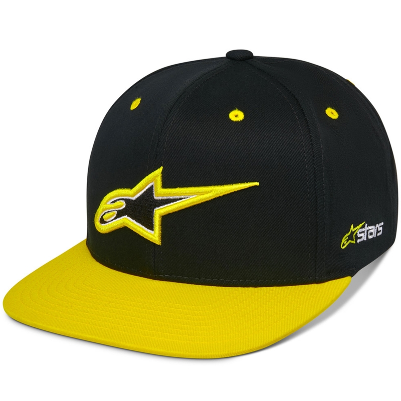 Czapka typu snapback Alpinestars Thickness w kolorze czarno-fluo-żółtym