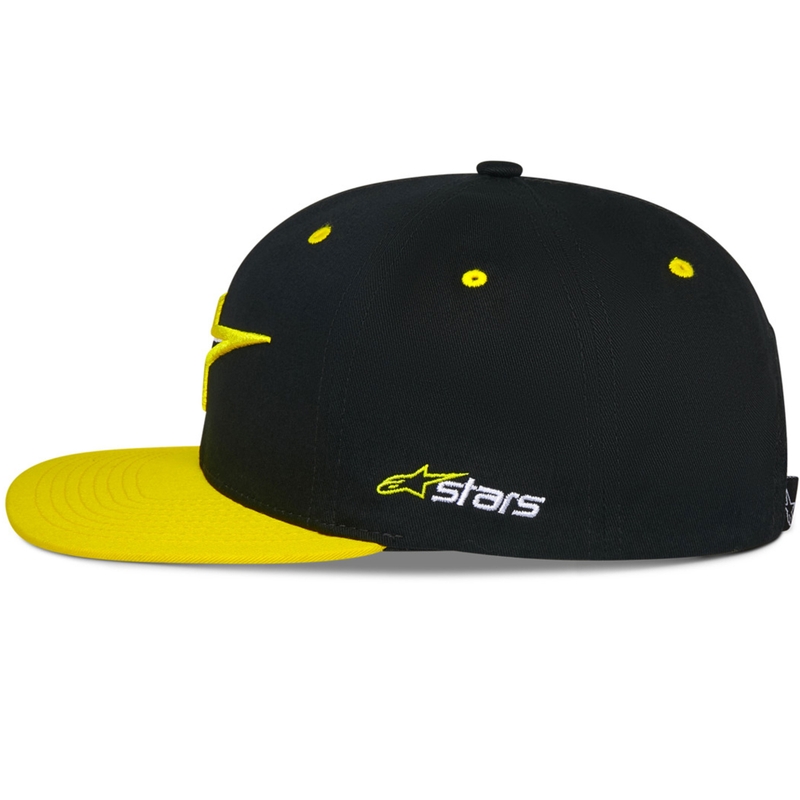 Czapka typu snapback Alpinestars Thickness w kolorze czarno-fluo-żółtym