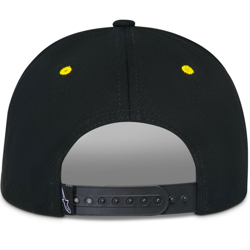 Czapka typu snapback Alpinestars Thickness w kolorze czarno-fluo-żółtym