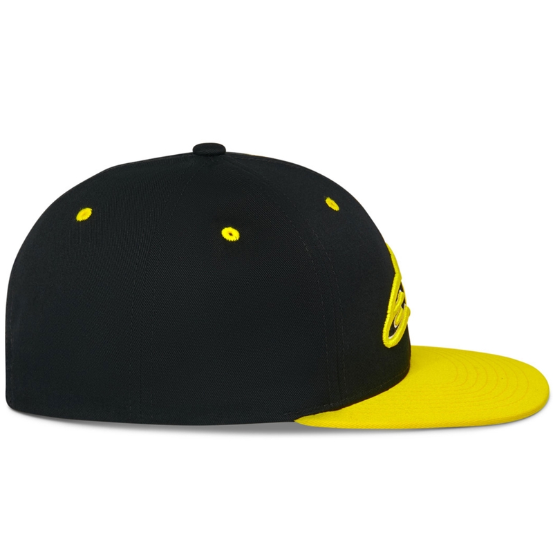 Czapka typu snapback Alpinestars Thickness w kolorze czarno-fluo-żółtym
