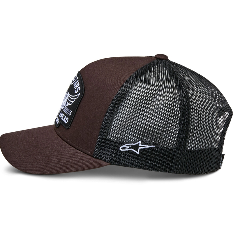 Czapka z daszkiem Alpinestars Heritage Patch Cap brązowo-czarna