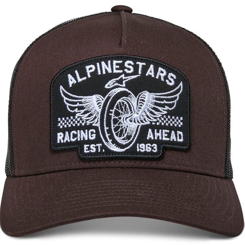 Czapka z daszkiem Alpinestars Heritage Patch Cap brązowo-czarna