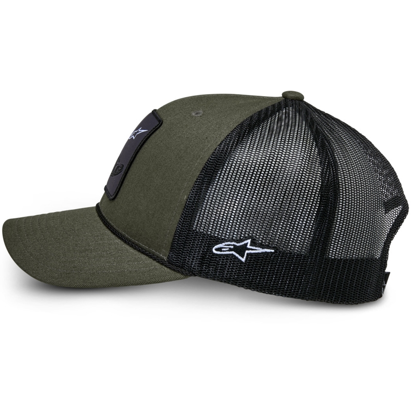 Czapka z daszkiem Alpinestars Booted zielono-czarna