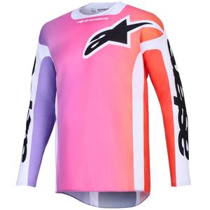 Wielokolorowa koszulka motocrossowa Alpinestars Racer Air Portl